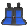 thumbnail image 1 of For 2020-2024 Ford Explorer Base FH Group Neoprene Custom Fit Car Seat Covers Water Resistant - 3rd Row Blue, 1 of 6
