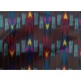 thumbnail image 4 of oneOone Tissu Popeline de Coton Rayures Ikat Tissu Imprimés par Yard 56 Pouces de Large, 4 of 4