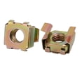 thumbnail image 2 of Unique Bargains 10pcs M8 65Mn Spring Steel Captive Cage Nut for Server Shelf Cabinet, 2 of 3