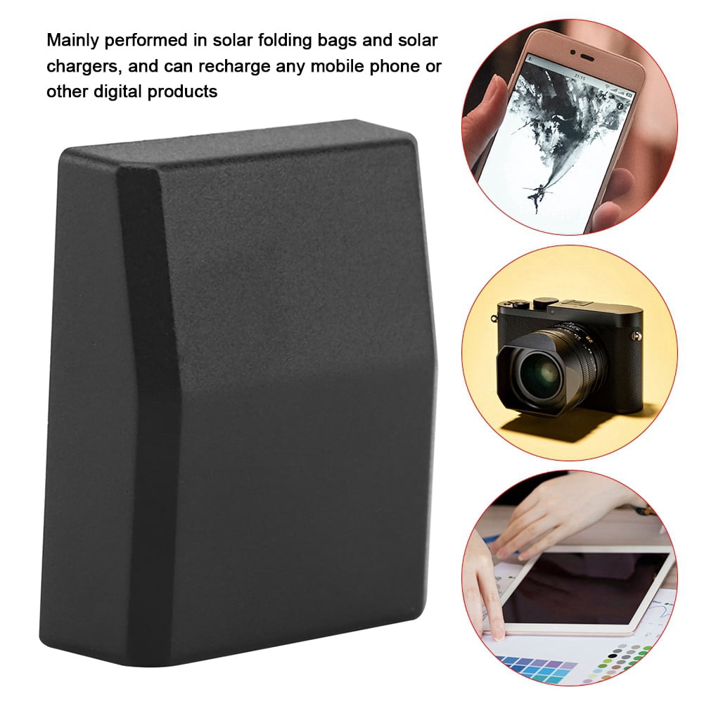 Fdit Solar Charger Solar Power Bank USB Charger for Mobile Phone Junction Box, Portable Power Bank,Solar Charger