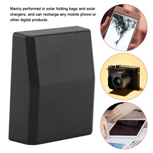Fdit Solar Charger Solar Power Bank USB Charger for Mobile Phone Junction Box, Portable Power Bank,Solar Charger