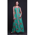 thumbnail image 2 of Bimba Robe Longue Décontractée d'Été Sans Manches à Fente avant Imprimée à Fleurs pour Femmes - Medium, 2 of 5