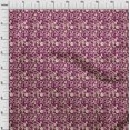 thumbnail image 4 of oneOone Georgette Viscose Purple Fabric Abstracts Craft Projects Decor Fabric Printed By The Yard 42 Inch Wide, 4 of 5