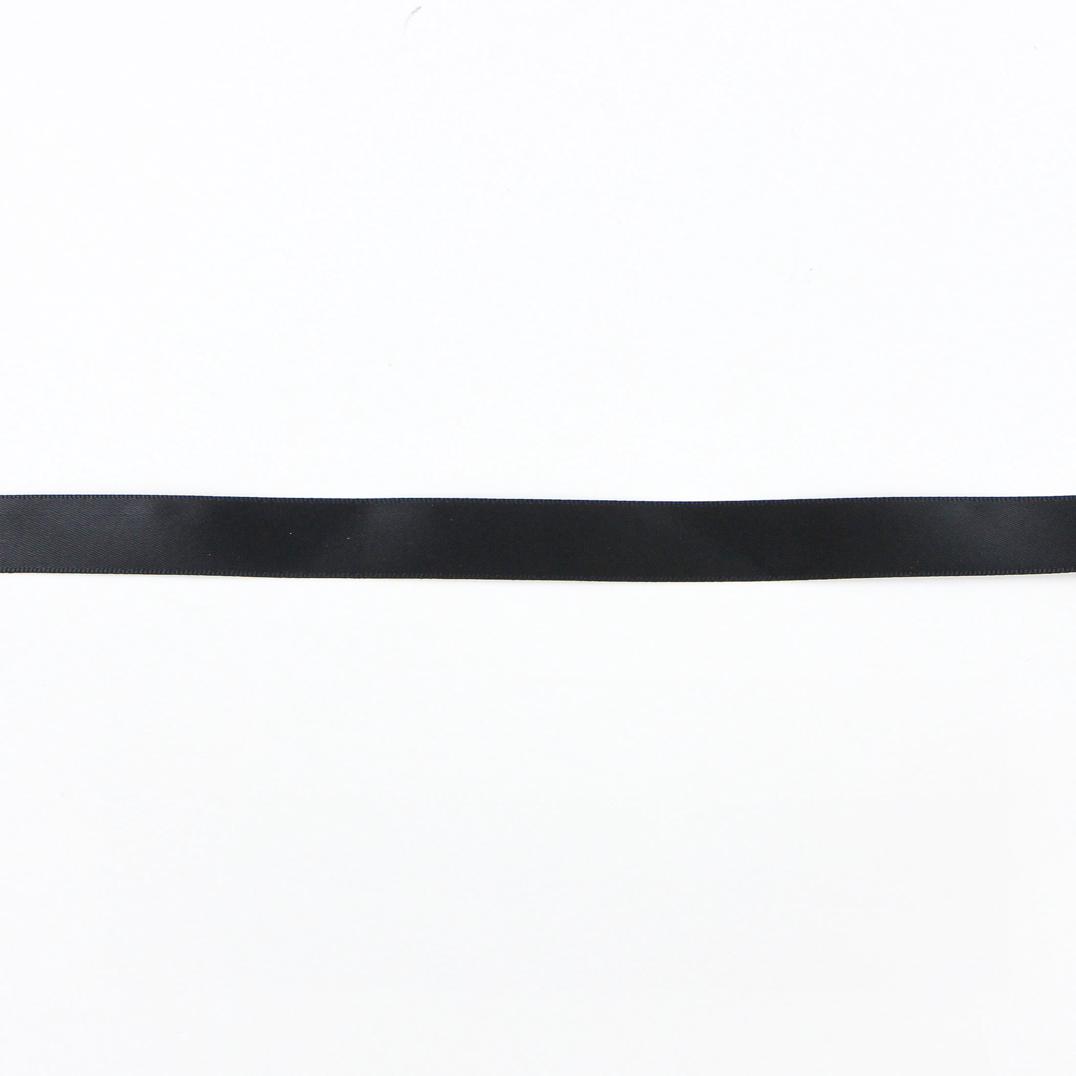 UNIQUE CREATIV Satin Ribbon Black 15 mm (0.59 in) × 5.5 m (⅝ in × 6 yd), 5.49 m (18 ft)