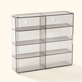 thumbnail image 5 of 1:64 for Hot Wheel Display Box Car Model Toy Cabinet Rack for Hotwheel Cars Diecast Storage Dustproof Display Box A, 5 of 5