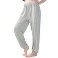 thumbnail image 1 of MAWCLOS Pantalons de Yoga Harem Amples pour Femmes Couleur Unie Gris 4TG, 1 of 3