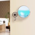 thumbnail image 3 of Wall Mirror Double Side Bathroom Cosmetics Makeup 360 Swivel Mirror Home Decor;Wall Mirror Double Side Bathroom Cosmetics Makeup 360 Swivel Mirror Decor, 3 of 9
