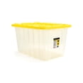 thumbnail image 1 of Tuff StoreTM 102L (27 gal.), Heavy Duty - Safety Yellow & Clear, 1 of 13