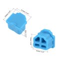 thumbnail image 3 of Unique Bargains 20 Pcs Protecteur en Silicone RJ11 Port Modulaire Anti-Poussière Bleu, 3 of 3