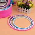 thumbnail image 4 of QualitChoice 1PCS Broderie Plastique Cerceau Cercle Point Anneau Outils Outils de Couture 20cm 1PCS 1Set, 4 of 6