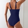 thumbnail image 4 of FcBaudy Womens Swimsuits One Piece Swimsuit Women Plus Size Swimsuit for Women Tankini Swimsuits for Women Women Summer Bikini Solid Color Mesh Patchwork Hollowed Out Swimsuit Women Swimsuit, 4 of 5