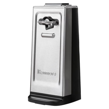 Kenmore Smooth Edge Electric Automatic Can Opener Jar Opener, Electric Can Opener, Stainless Steel
