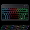 thumbnail image 1 of Touchpad Keyboard Case Funda For Tablet Lenovo Tab M10 HD 2nd Gen 10.1 TB-X306X X306F Rainbow Backlight Keyboard Cover Mouse black keyboard only Portuguese, 1 of 6