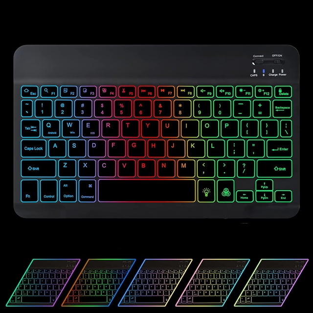 Touchpad Keyboard Case Funda For Tablet Lenovo Tab M10 HD 2nd Gen 10.1 TB-X306X X306F Rainbow Backlight Keyboard Cover Mouse black keyboard only Portuguese