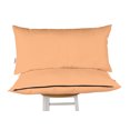 thumbnail image 1 of Vargottam Indoor/Outdoor Polyester Fabric Lumbar Pillow With Insert, All-Weather Waterproof Decorative Throw Pillow for Patio Furniture-Set of 2 - Light Peach, 1 of 7