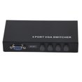 thumbnail image 1 of 4 Ports SVGA Switcher SVGA Monitor Switch Box 4in1out pour Moniteur LCD PC TV, 1 of 14
