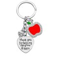thumbnail image 1 of TopLLC Keychains Teacher Keychain Graduation Gifts 2021 Heart Teacher Appreciation Gift Creative Keychain Key Chain Gifts on Clearance, 1 of 1
