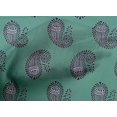 thumbnail image 4 of oneOone Cotton Poplin Fabric Paisley Block Decor Fabric Printed BTY 56 Inch Wide, 4 of 4