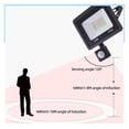 thumbnail image 3 of Outdoor LED PIR Motion Sensor Floodlight 100W 50W Waterproof High Brightness Spotlight For Garden Street Wall Floodlights, 3 of 7
