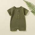 thumbnail image 4 of Birdeem Barboteuse T-Shirt à Manches Courtes Uni pour Tout-Petits Filles Garçons, 4 of 4