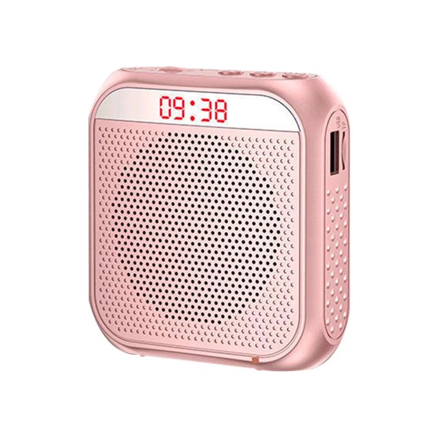 Portable Microphone Loudspeaker Voice Amplifier Recorder Mic Speaker Audio Mini Wired Surround Sound Player For Teacher ,No Screeching Distortion