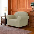 thumbnail image 2 of Subrtex 1-Piece Stretch Sofa Slipcover Non Slip Couch Cover, Texture Grid Pattern, 2 of 6