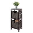 thumbnail image 2 of Leo 3pc Storage Shelf with Basket Set, 2 of 9