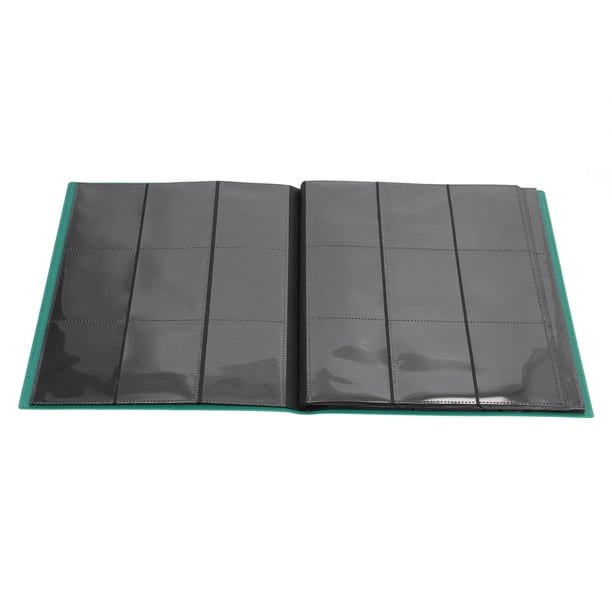 Livre de cartes de jeu de collection, 480 poches, 20 pages, 24 emplacements pour cartes par page (double page) (noir Livre de cartes de jeu de collection, 480 poches, 20 pages, 24 emplacements pour cartes par page (double page) (noir