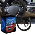 thumbnail image 2 of Steering Wheel Cover Heated Steering Wheel Cover Car 12 V 38 Cm Car Steering Wheel Heating Warm Steering Wheel Heating Cover with Lighter Steering Wheel Cover S Car Steering Wheel Cover, 2 of 9