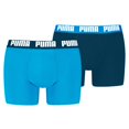 thumbnail image 1 of PUMA Men Boxer Trunks, 2-Pack - Everyday Basic Boxers 2P, Cotton Stretch, Solid Colour Light blue XL (X-Large), 1 of 7