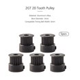 thumbnail image 2 of Creality 3D 2GT 20 Tooth Pulley Aluminum Alloy Timing Gear, 2 of 8