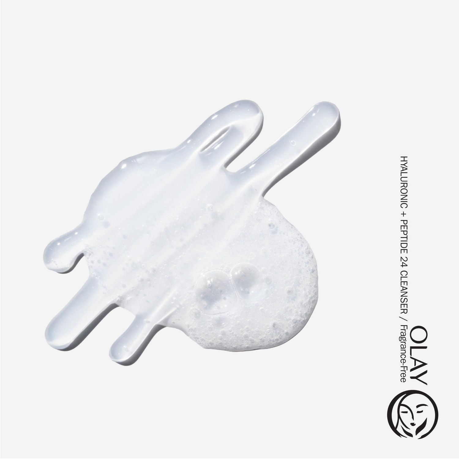 Nettoyant pour le visage Olay Regenerist acide hyaluronique + peptide 24