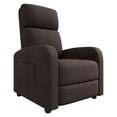 thumbnail image 4 of AKDSteel Ergonomic Manual Recliner Chair, High Back Single Sofa With Soft Cushion, Wide Arms, And Side Pocket, 4 of 5