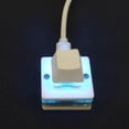 thumbnail image 2 of serony USB Mini 1 Key Keyboard RGB LED Mechanical Programming Button Gaming Hot Swap Wired Mini Keyboard RGB Backlight for Office Red switch, 2 of 8