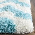 thumbnail image 3 of Safavieh Barcelona Carmella Zigzag Stripes Shag Area Rug, 3 of 7