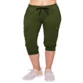 thumbnail image 1 of CHOK Pantalon Cargo Jogger Décontracté Super Doux pour Femmes Noir G, 1 of 6
