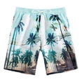 thumbnail image 1 of MIASHUI Boys Swim Trunks Summer Print Shorts Beachwear Clothes,Blue,4-5 Years, 1 of 6