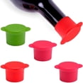 thumbnail image 5 of WHEANG Wine Bottle Cap Reusable And Sealing Cap Silicone Cork Keeps Wine Fresh For Days In Air Tightness Set Of 3, 5 of 5