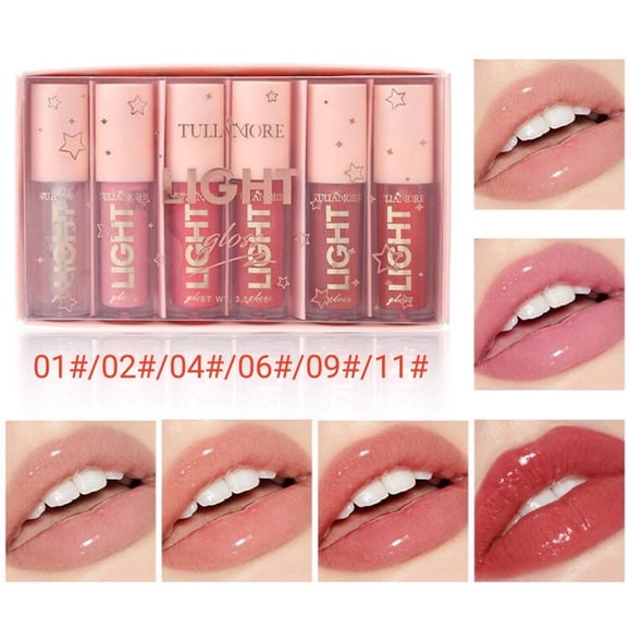FcBaudy Lipstick for Women, Lip Stain, Lip Gloss Moisturizing And Moisturizing, Candy Lip Gloss, Mirror Finish, Pearl Gloss, Bare Color Lip Gloss, 12 Colors, Plain Face, Lip Gloss 3.5ml lip care