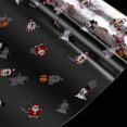 thumbnail image 2 of Cellophane Wrap Roll Santa Claus Pattern Design Cellophane Bags for Gift Baskets Arts Crafts Party, 3 Mil Thickness (3000x80cm), 2 of 8