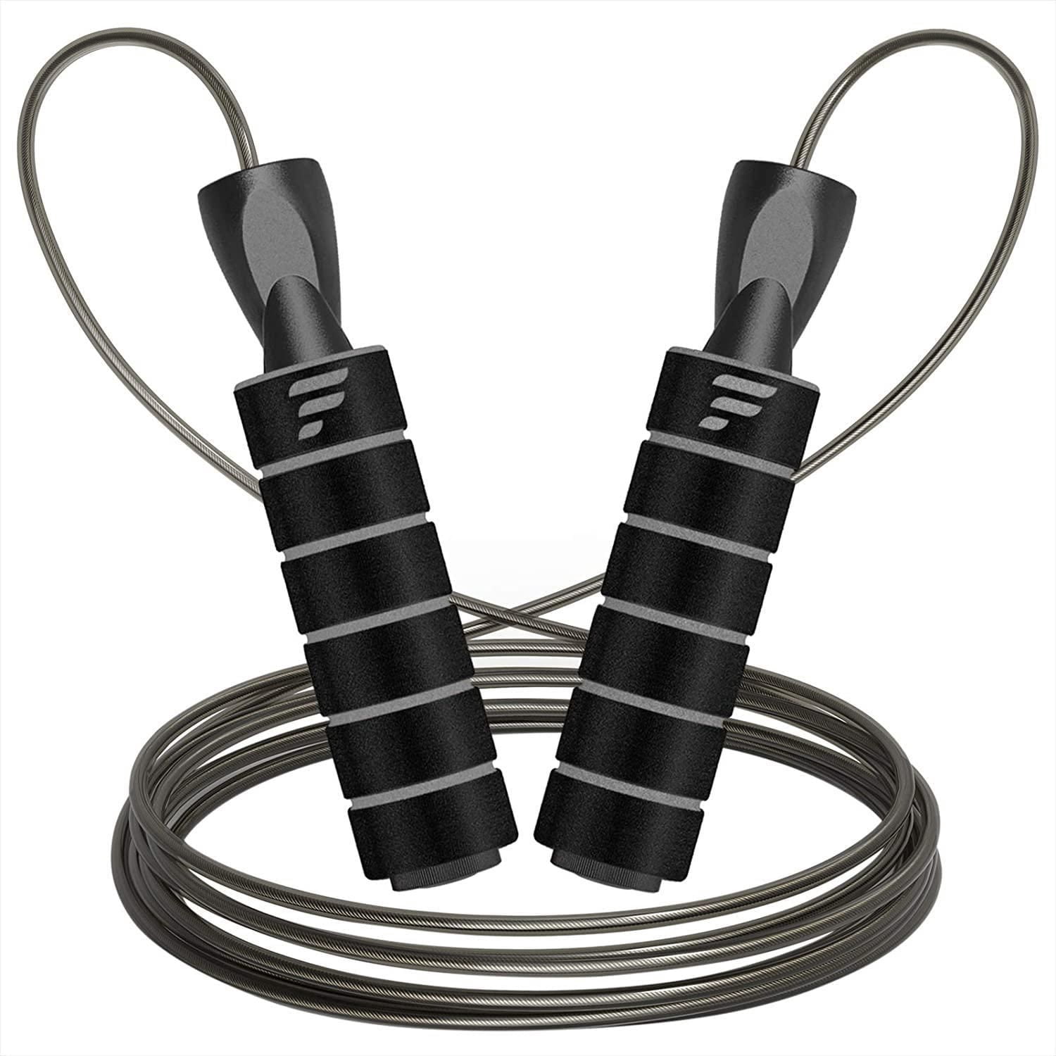 orde à sauter réglable Letsfit JR01 avec poignées en mousse