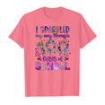 thumbnail image 4 of PMVFHDE T-Shirts à Manches Courtes pour Fille Enfants Mode Décontractée Imprimé Col Rond Ample T-Shirt à Manches Courtes Hauts Rouge Melon D\'eau,12-13 Ans, 4 of 4