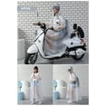 thumbnail image 4 of Agiferg Long Transparent Hommes Femmes Veste à Capuche Imperméable Imperméable Manteau de Pluie, 4 of 4