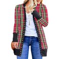 thumbnail image 1 of Cardigan de Noël à Manches Longues pour Femmes, 1 of 3