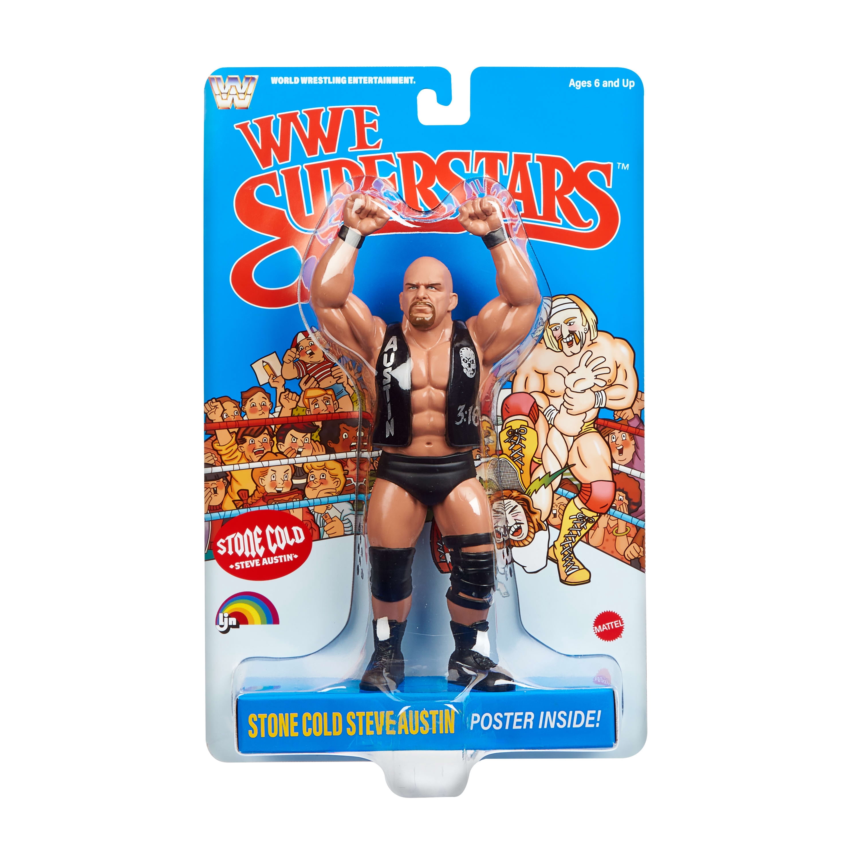 LJN WWE Superstars “Stone Cold” Steve Austin Action Figure, 1980s