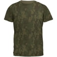 thumbnail image 1 of Green Woodland Camo Mens Soft T Shirt, 1 of 2