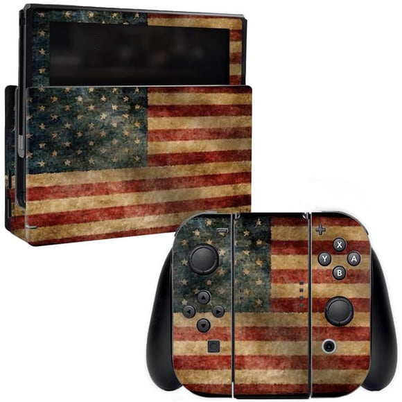 MightySkins NISWI-Vintage Flag Skin for Nintendo Switch, Vintage Flag