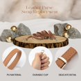 thumbnail image 3 of LAICAIW Leather Purse Strap Replacement,Adjustable Shoulder Strap Replacement for Crossbody Bag Handbag Wallet Straps, 3 of 6