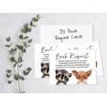 thumbnail image 4 of Inkdotpot 30 Books For Baby Shower Request Cards Bring A Book Instead Of A Card Raccoon and Fox Jungle Animals Baby Shower Invitations Inserts Games, 4 of 6