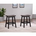 thumbnail image 2 of Tabouret de bar Sarah, ensemble de 2, Chêne/Gris foncé, 2 of 2